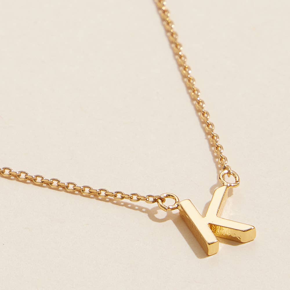 Monogram Pendant Necklaces