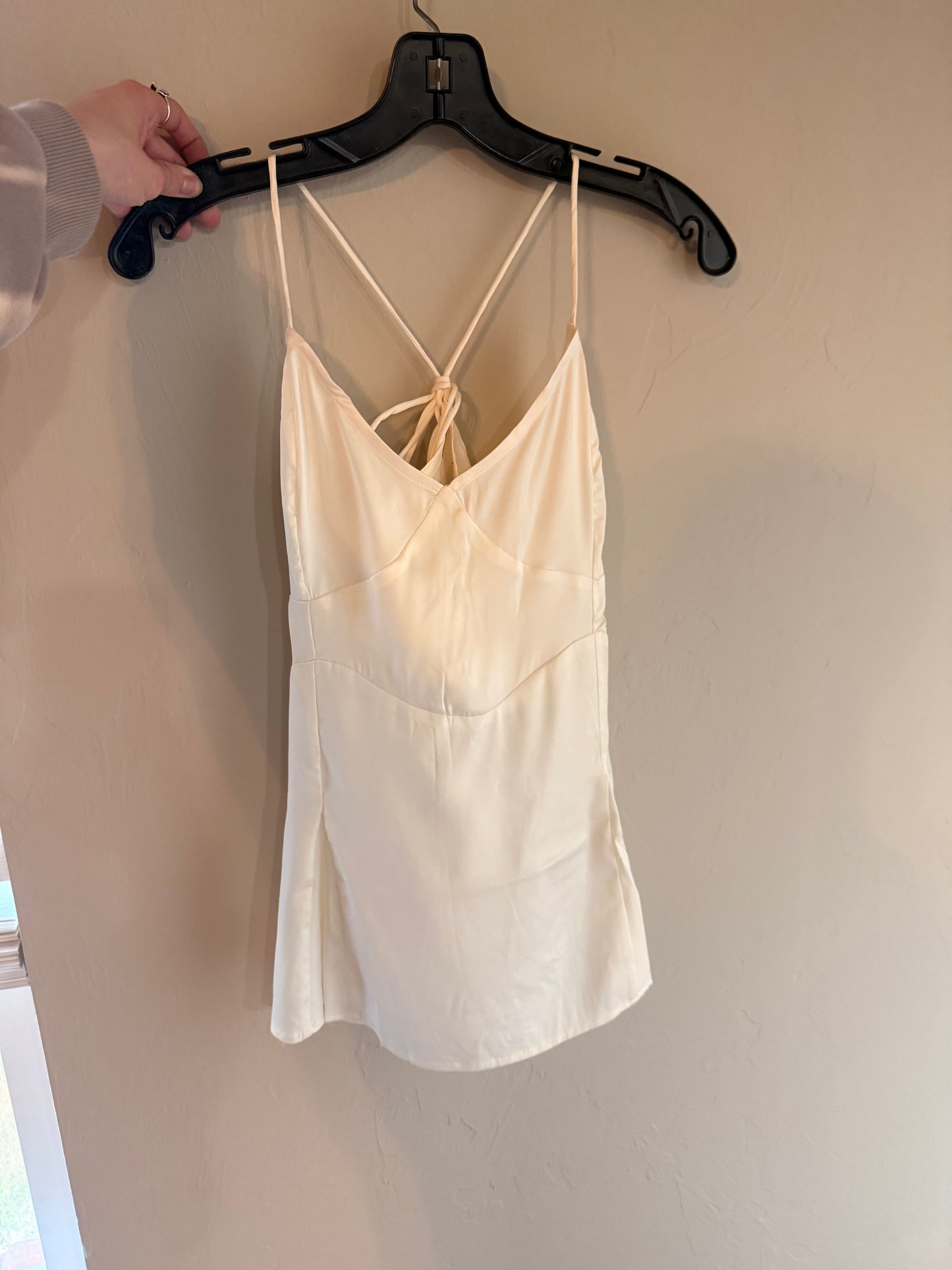 The After Glow Satin Tank- Medium and Large