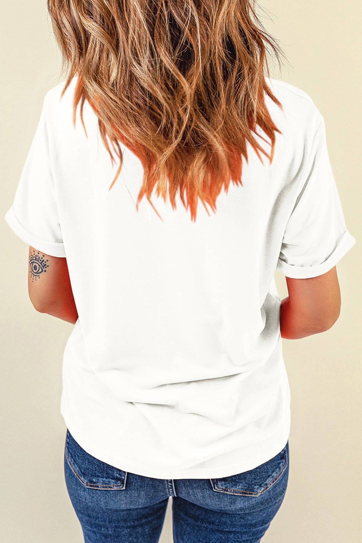 Game Day Doodle Printed T Shirt: White