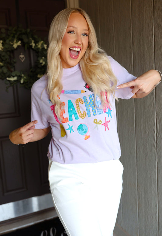 Preppy Teacher Tee