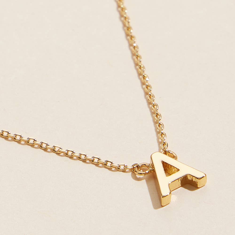 Monogram Pendant Necklaces