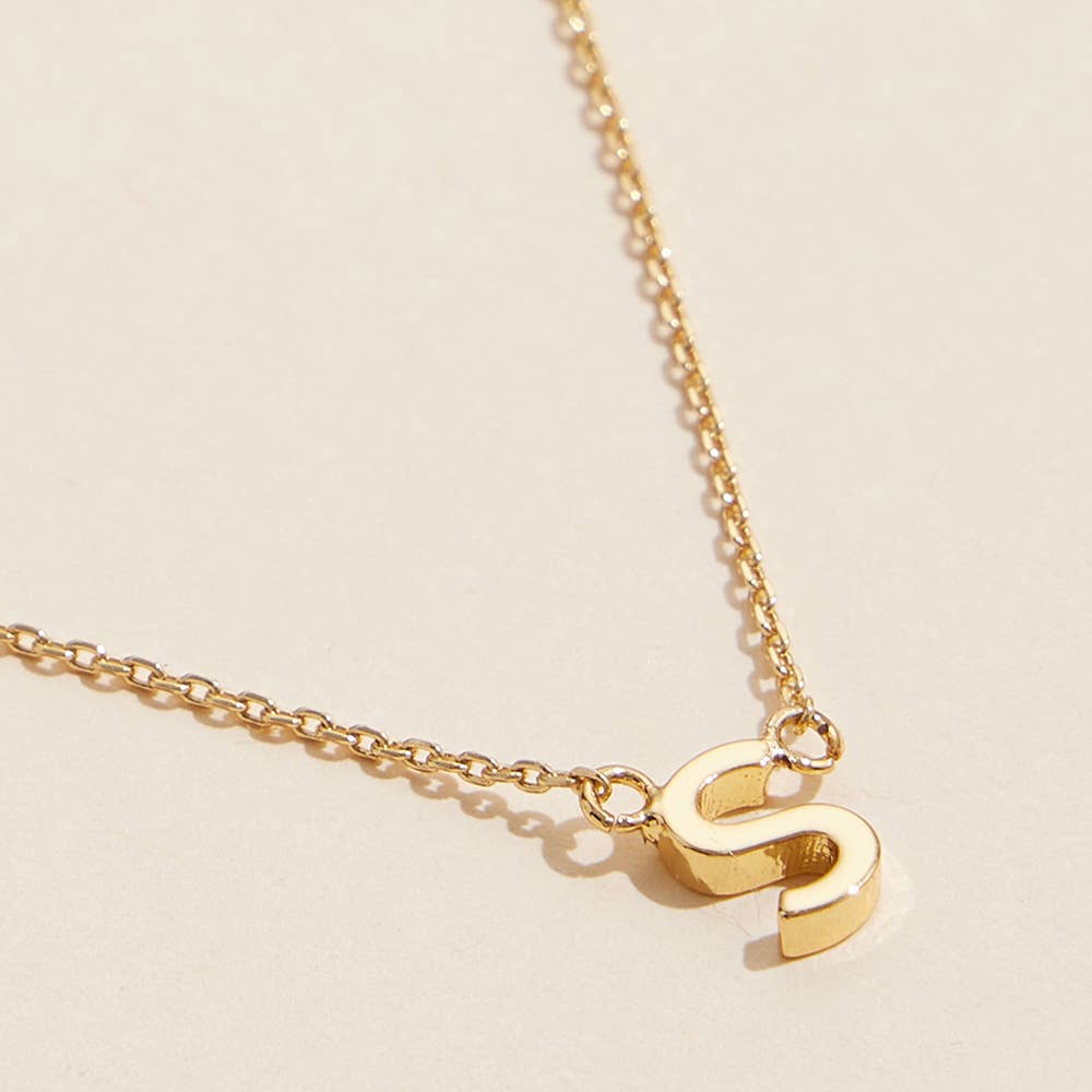 Monogram Pendant Necklaces