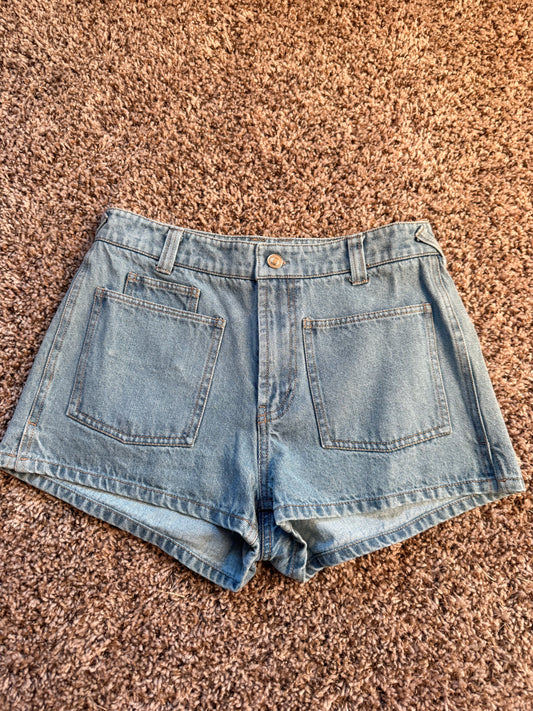 The Golden Hour Denim Shorts- Small