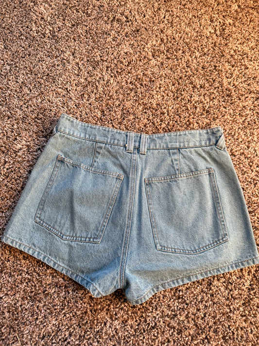 The Golden Hour Denim Shorts- Small
