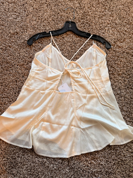 The After Glow Satin Tank- Medium and Large