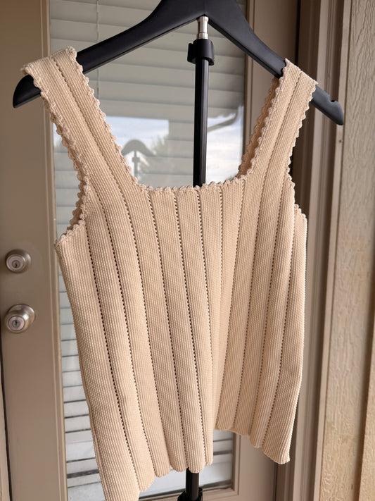 The Easy Does It Knit Tank - Small