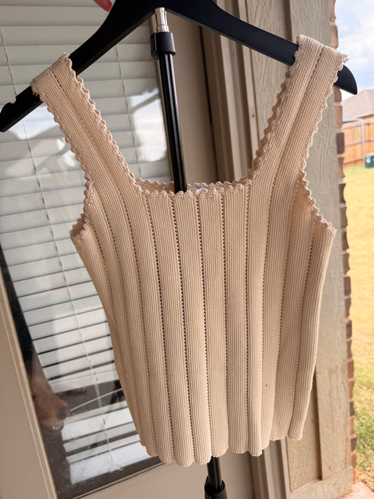 The Easy Does It Knit Tank - Small