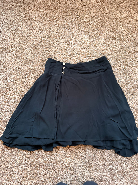 The After Dark Ruffle Skirt - Small