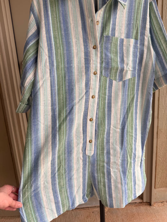 The Lakeside Stripe Romper - Large