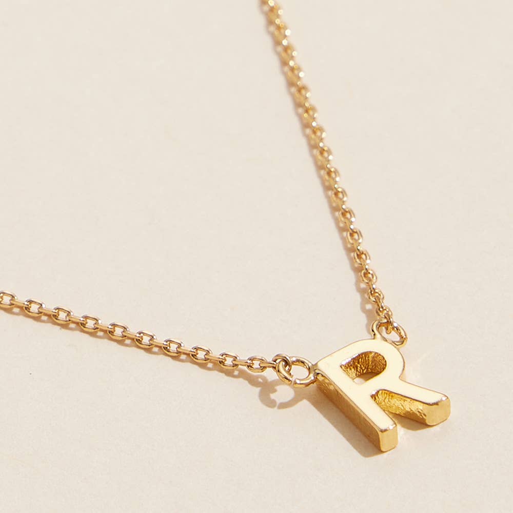 Monogram Pendant Necklaces