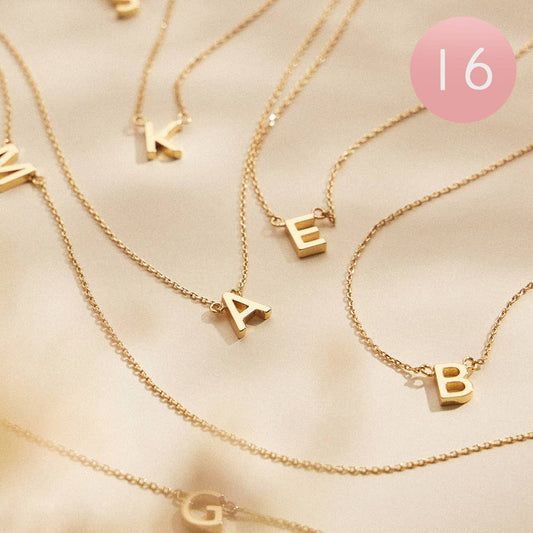 Monogram Pendant Necklaces